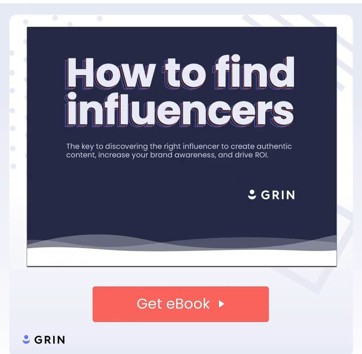 Grin: Influence Marketing Software