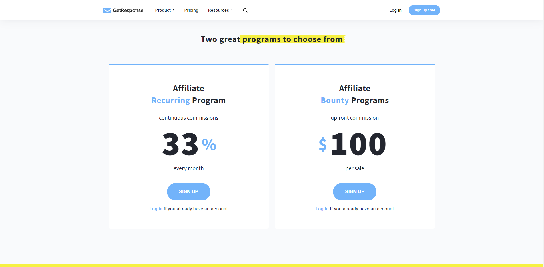 Get Response - Affiliate