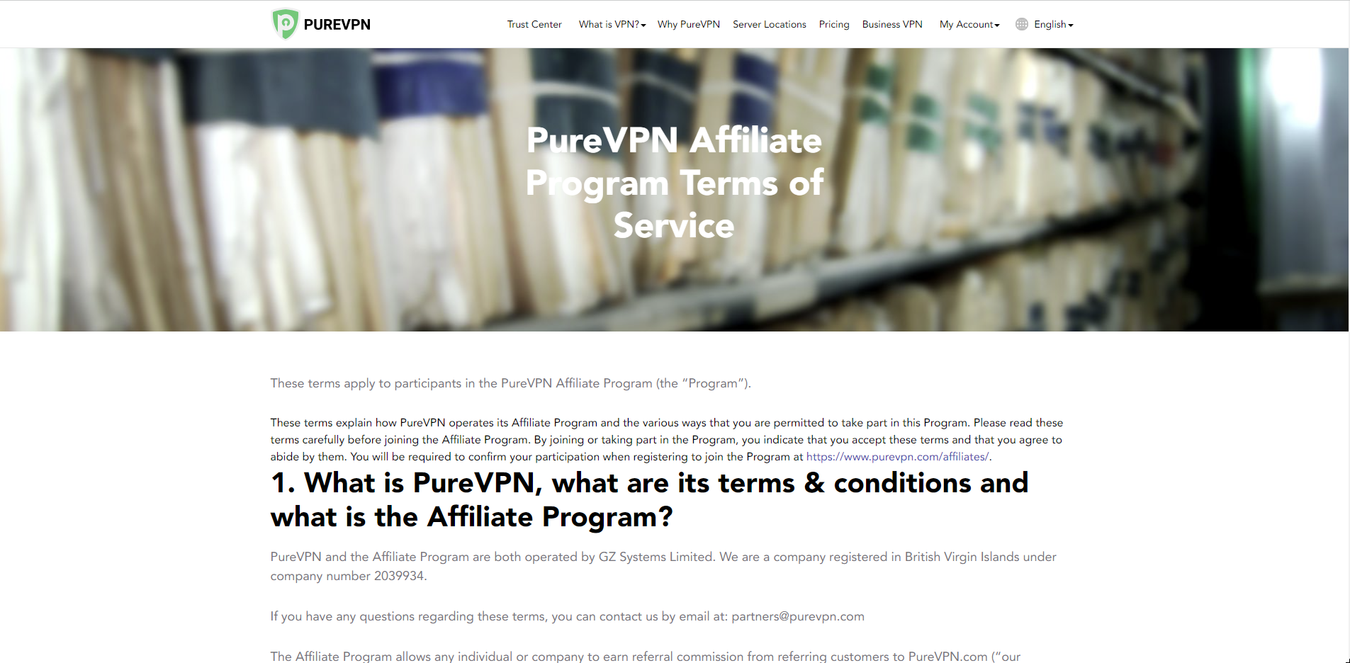 PureVPN - Affiliate